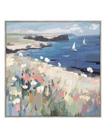 Custom On the Breeze Square Framed Canvas