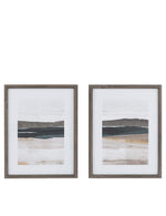Set of Two Drift Away Custom Framed Art