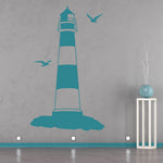 Lighthouse Beach Nautical Custom Wall Sticker - Mod7