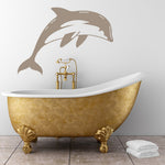Custom Diving Dolphin Under The Sea Wall Sticker