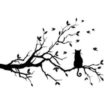 Tree Branch Cat Custom Wall Sticker