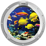 Custom Tropical Fish Porthole 3D Wall Sticker