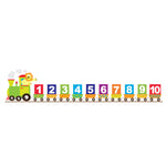 Lion Number Train Nursery Custom Wall Sticker