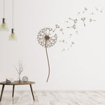 Dandelion Floral Flower Custom Wall Sticker