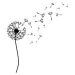 Dandelion Floral Flower Custom Wall Sticker