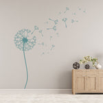 Dandelion Floral Flower Custom Wall Sticker