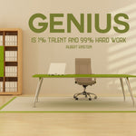 Custom Genius Albert Einstein Quote Wall Sticker
