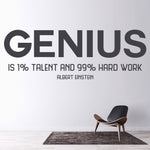 Custom Genius Albert Einstein Quote Wall Sticker
