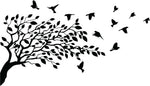 Bird Tree Branch Custom Wall Sticker