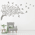 Bird Tree Branch Custom Wall Sticker