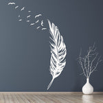 Plume Feather Birds Custom Wall Sticker